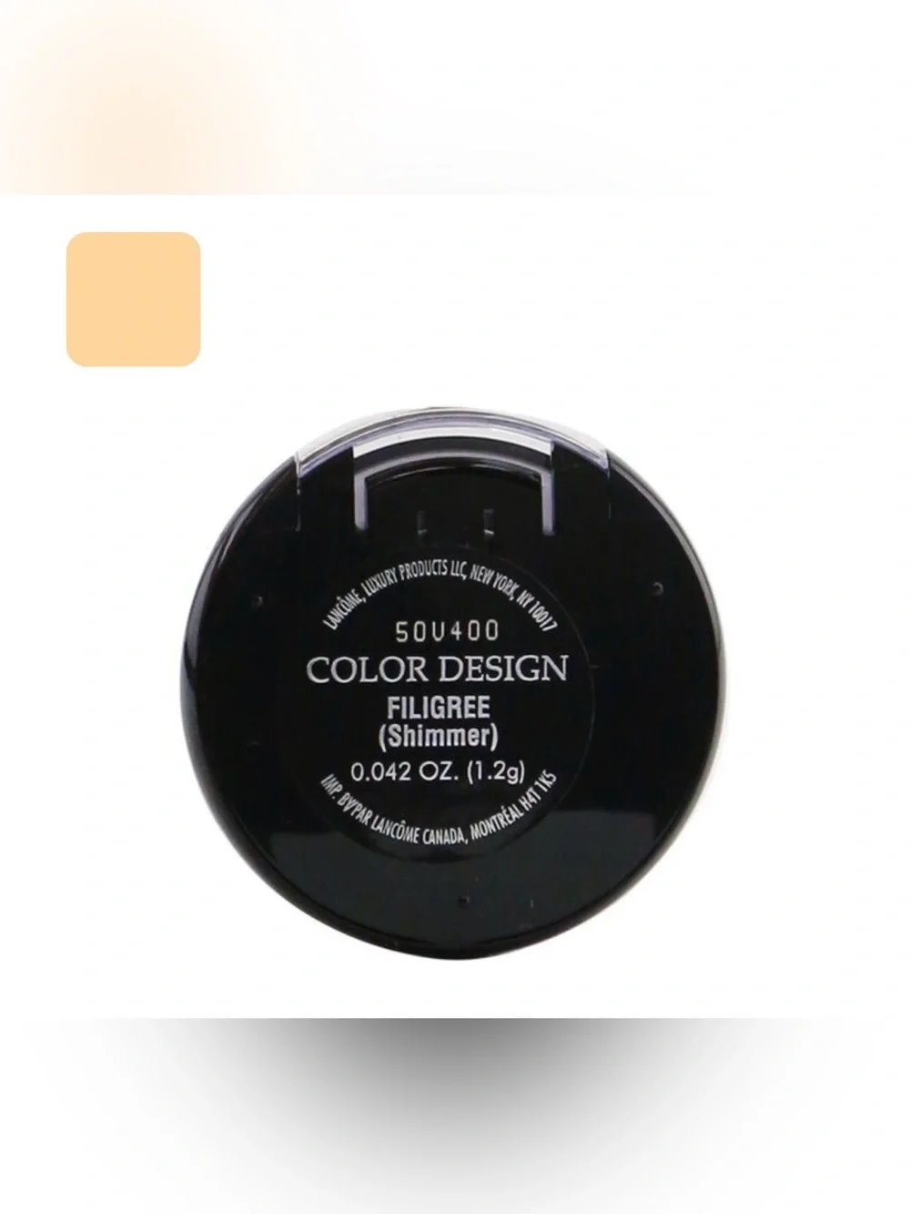 Lancôme Color Design 105 Filigree (Shimmer)  Eye Shadow ~ 0.042 oz.